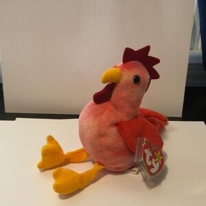 New Ty Beanie Baby Doodle the Rooster